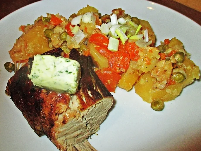 Schweinefilet auf Gemüsebett - Rezept - Bild Nr. 2