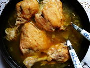 Hühnerschenkel in Weißweinsauce mit Salbei auf kretische Art - Rezept - Bild Nr. 2