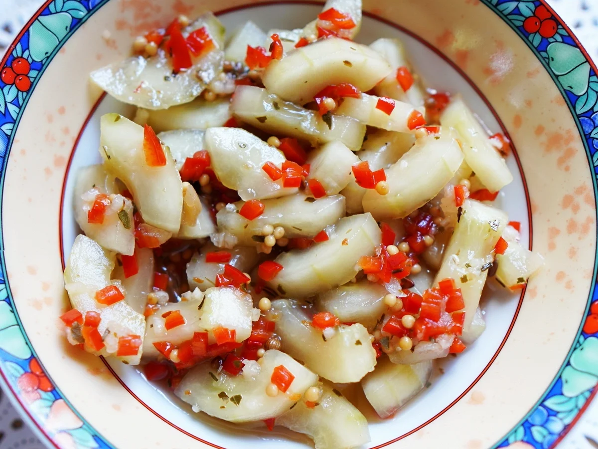 Süß-sauer-scharfe Gurkenstücke ala Bangkok - Rezept - Bild Nr. 2