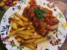 Schweinefilet-Schaschlik mit Paprika-Zwiebel-Mix und selbstgemachter Schaschlik-Sauce - Rezept - Bild Nr. 2