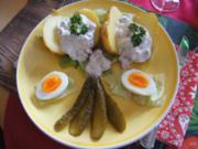 Backofenkartoffeln mit Nordseekrabbendip - Rezept - Bild Nr. 2