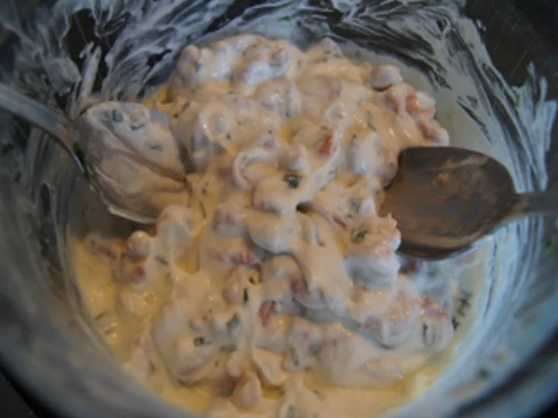 Backofenkartoffeln mit Nordseekrabbendip - Rezept - Bild Nr. 11