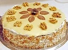 Marzipan - Nuss - Torte - Rezept
