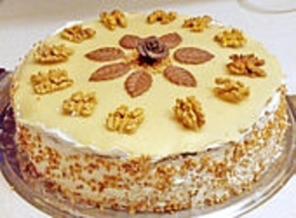 Bilder für Marzipan - Nuss - Torte - Rezept