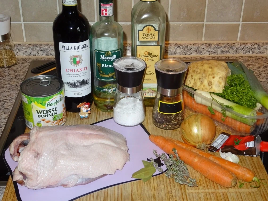 Rezept: Gänsebrust auf Chianti-Bohnen Bild Nr. 3 Gänsebrust auf Chianti-Bohnen - Rezept - Bild Nr. 3