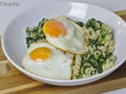 Spinatpasta mit Parmesan & Spiegelei - Rezept - Bild Nr. 2