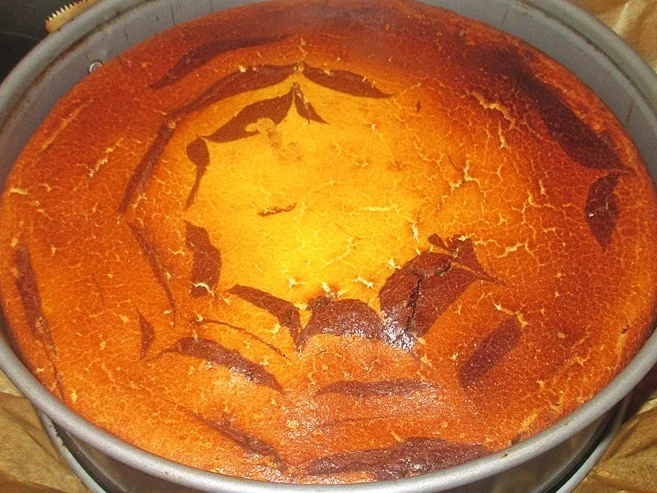 Als Zebra getarnter Käsekuchen - Rezept - Bild Nr. 3