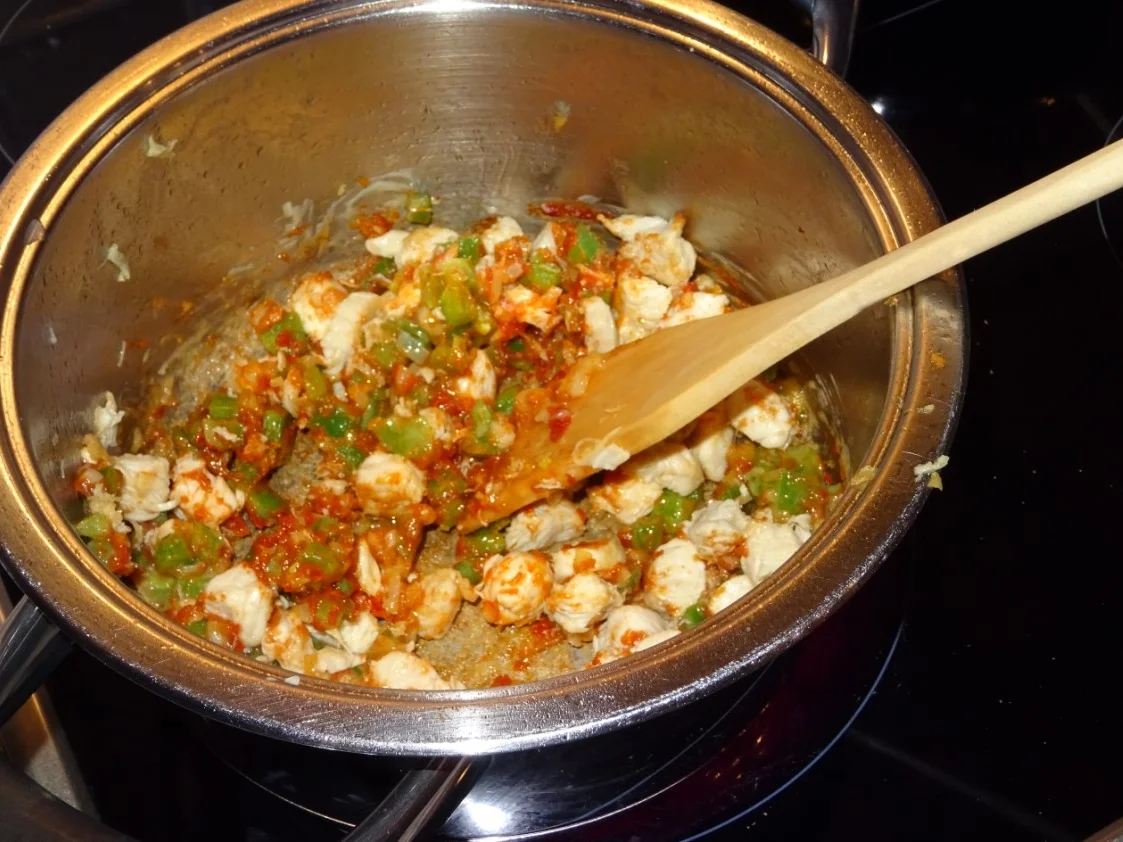 Rezept: Hähnchensuppe mit Mandelmus Bild Nr. 8 Hähnchensuppe mit Mandelmus - Rezept - Bild Nr. 8