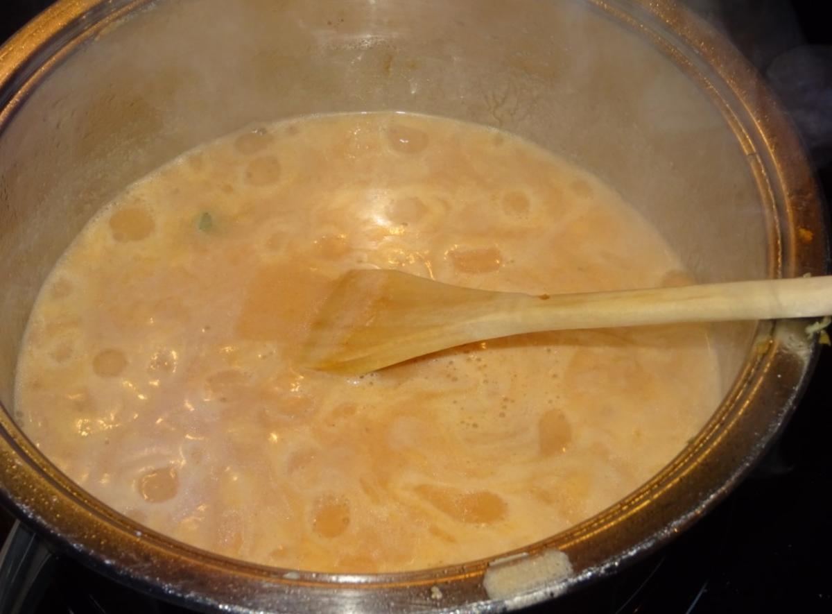 Hähnchensuppe mit Mandelmus - Rezept - Bild Nr. 9