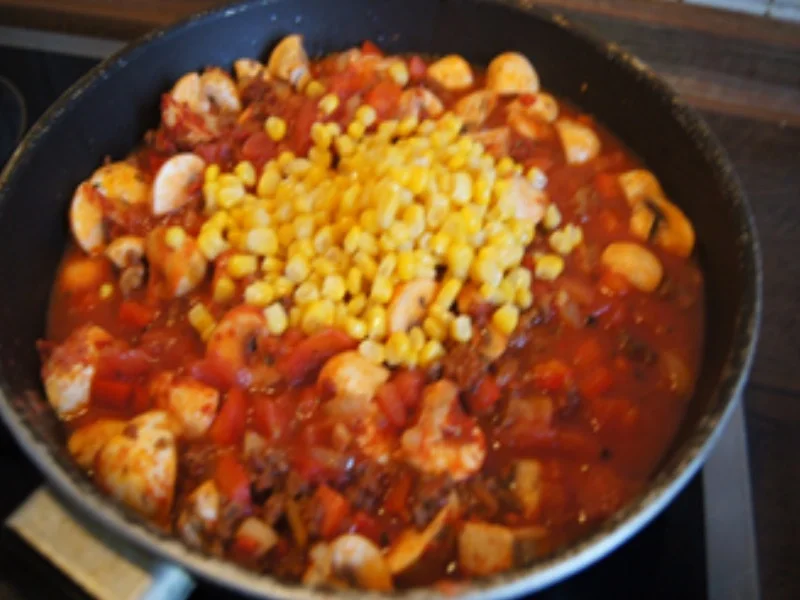 Rezept: Bunte Champignonpfanne Bild Nr. 18 Bunte Champignonpfanne - Rezept - Bild Nr. 18