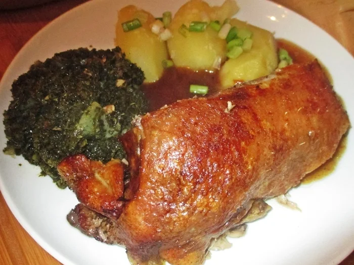 Rezept: Weihnachtsente mit Grünkohl Bild Nr. 2 Weihnachtsente mit Grünkohl - Rezept - Bild Nr. 2