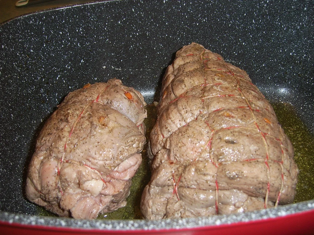 Rezept: Wildsaurollbraten a. d. Schulter Bild Nr. 4 Wildsaurollbraten a. d. Schulter - Rezept - Bild Nr. 4