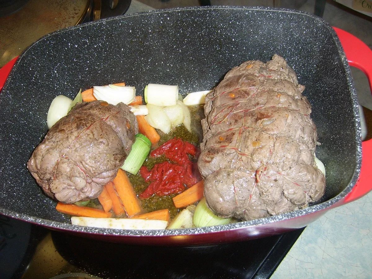 Rezept: Wildsaurollbraten a. d. Schulter Bild Nr. 5 Wildsaurollbraten a. d. Schulter - Rezept - Bild Nr. 5