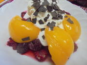 Pfirsich Melba Eis-Dessert - Rezept - Bild Nr. 2