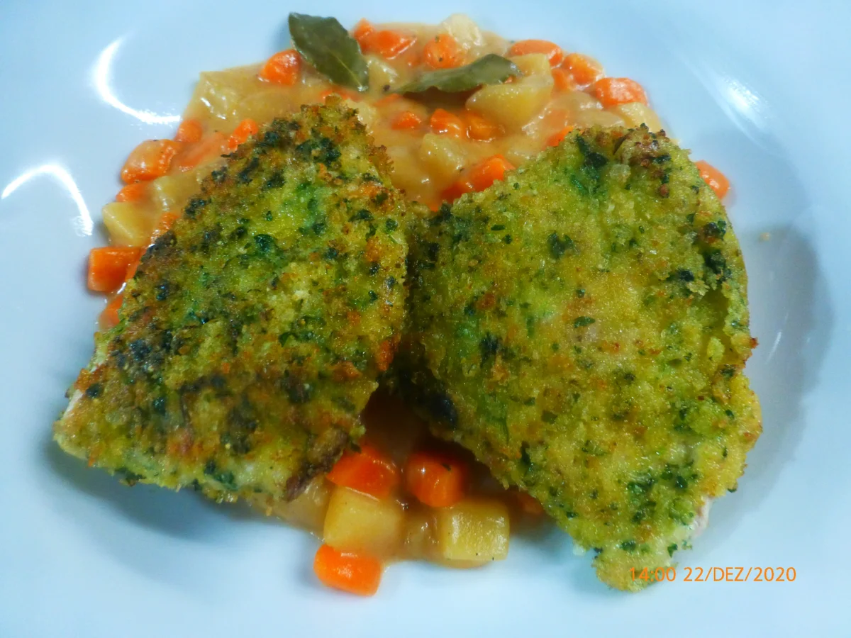 Rezept: Putenschnitzel mit Kartoffel-Karotten-Ragout Bild Nr. 2 Putenschnitzel mit Kartoffel-Karotten-Ragout - Rezept - Bild Nr. 2