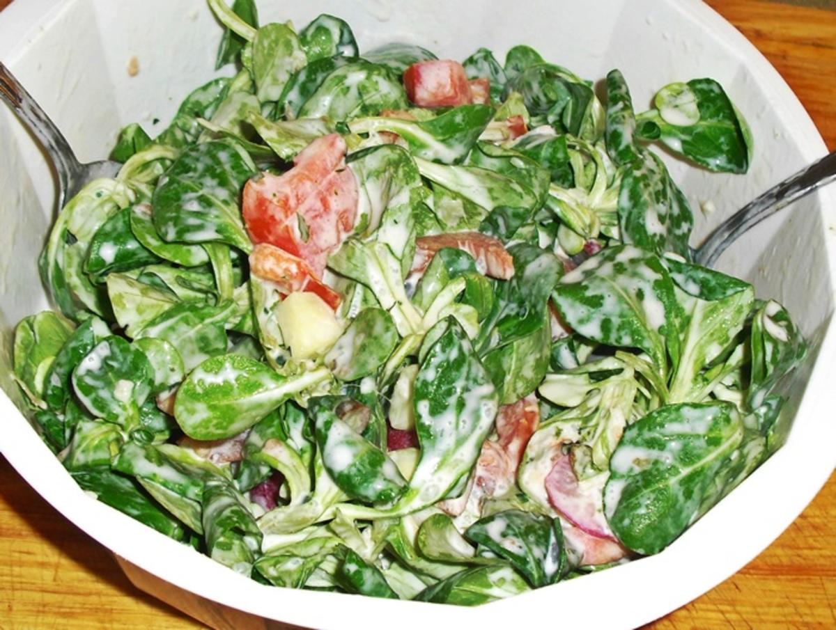 Entrecôte mit Salat und Kartoffelecken - Rezept - Bild Nr. 5