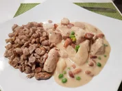 Kaninchen-Ragout mit Buchweizen-Dinkel-Knöpfle - Rezept - Bild Nr. 2
