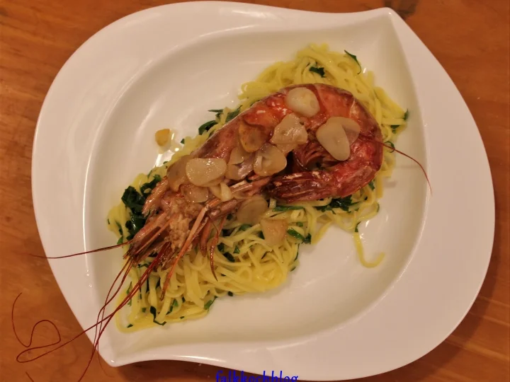 Rezept: argentinische Rotgarnele mit Pasta Bild Nr. 5 argentinische Rotgarnele mit Pasta - Rezept - Bild Nr. 5