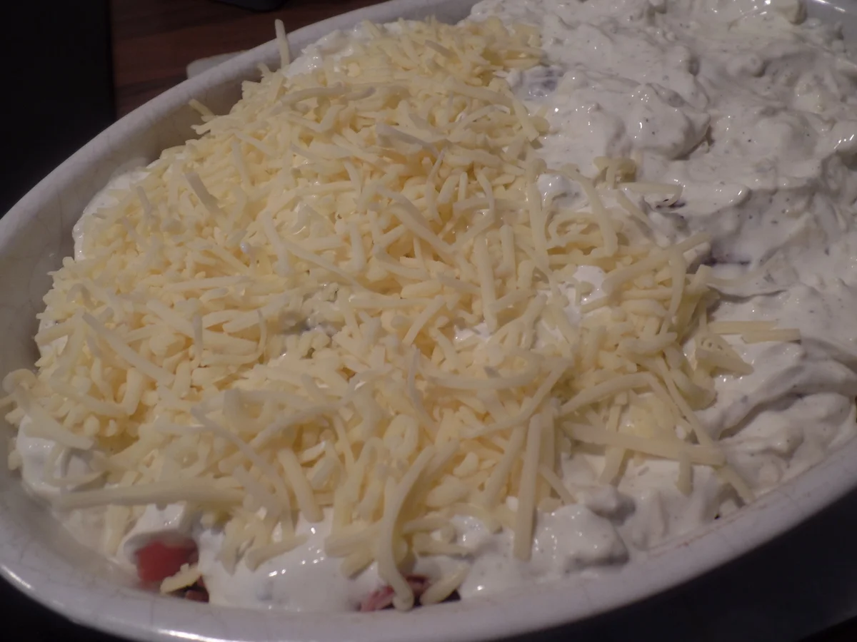 Rezept: Käsespätzle Auflauf Bild Nr. 12371 Käsespätzle Auflauf - Rezept - Bild Nr. 12371