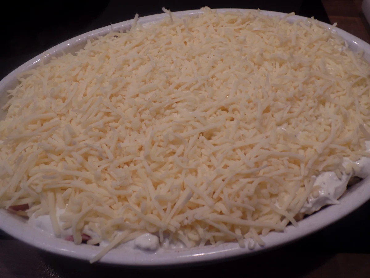 Rezept: Käsespätzle Auflauf Bild Nr. 12372 Käsespätzle Auflauf - Rezept - Bild Nr. 12372