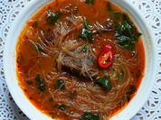 Thailändische Rindfleischsuppe mit Glasnudeln - Rezept - Bild Nr. 2