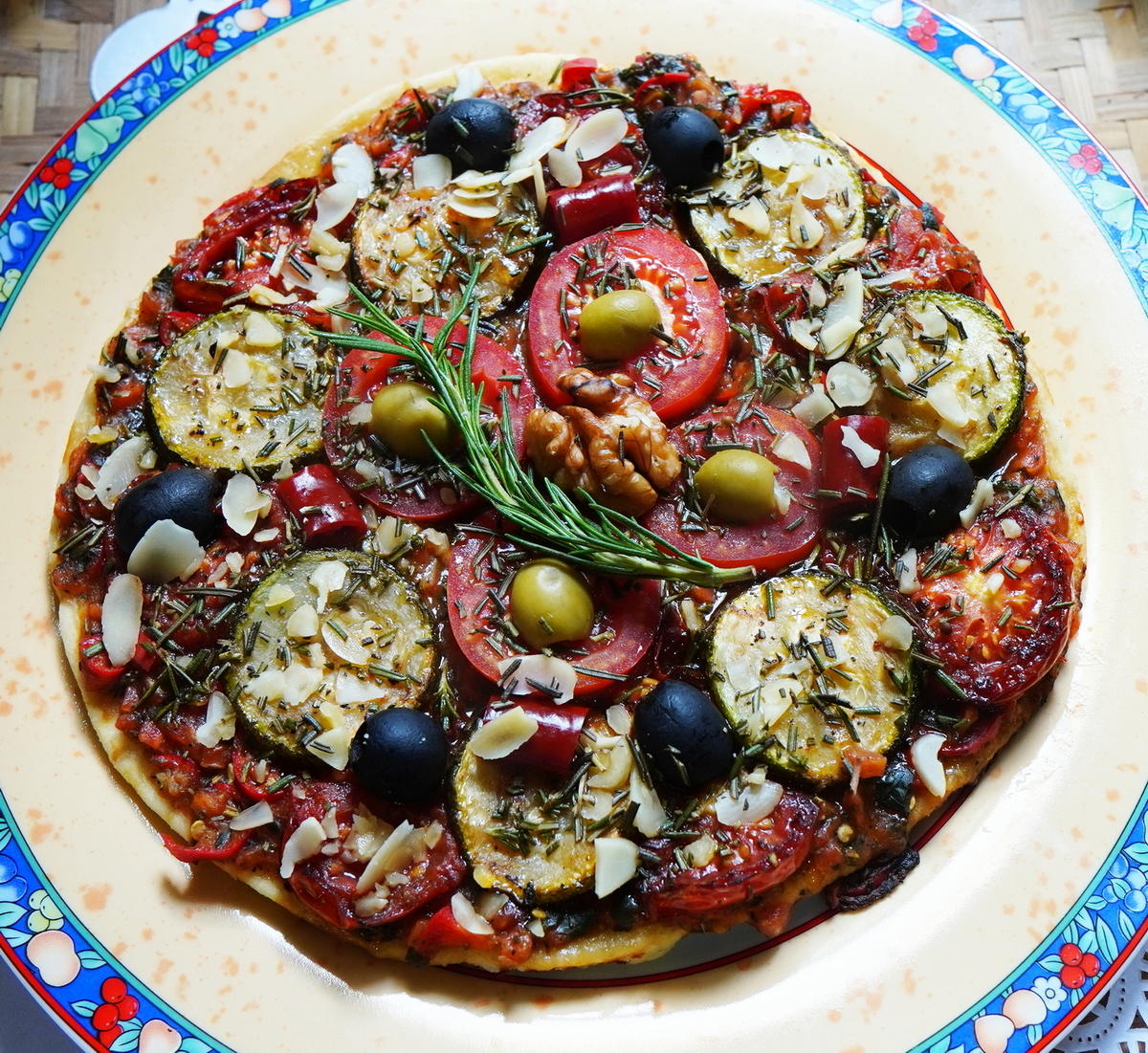 Vegane Hirtenpizza  -- Sommer - Rezept - Bild Nr. 2