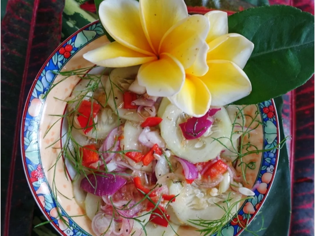 Rezept: Würziger Gurkensalat mit Pfiff Bild Nr. 2 Würziger Gurkensalat mit Pfiff - Rezept - Bild Nr. 2