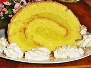 Biskuitrolle gefüllt mit Vanillepudding = kochbar Challenge 01.0 (Januar2021) - Rezept - Bild Nr. 2