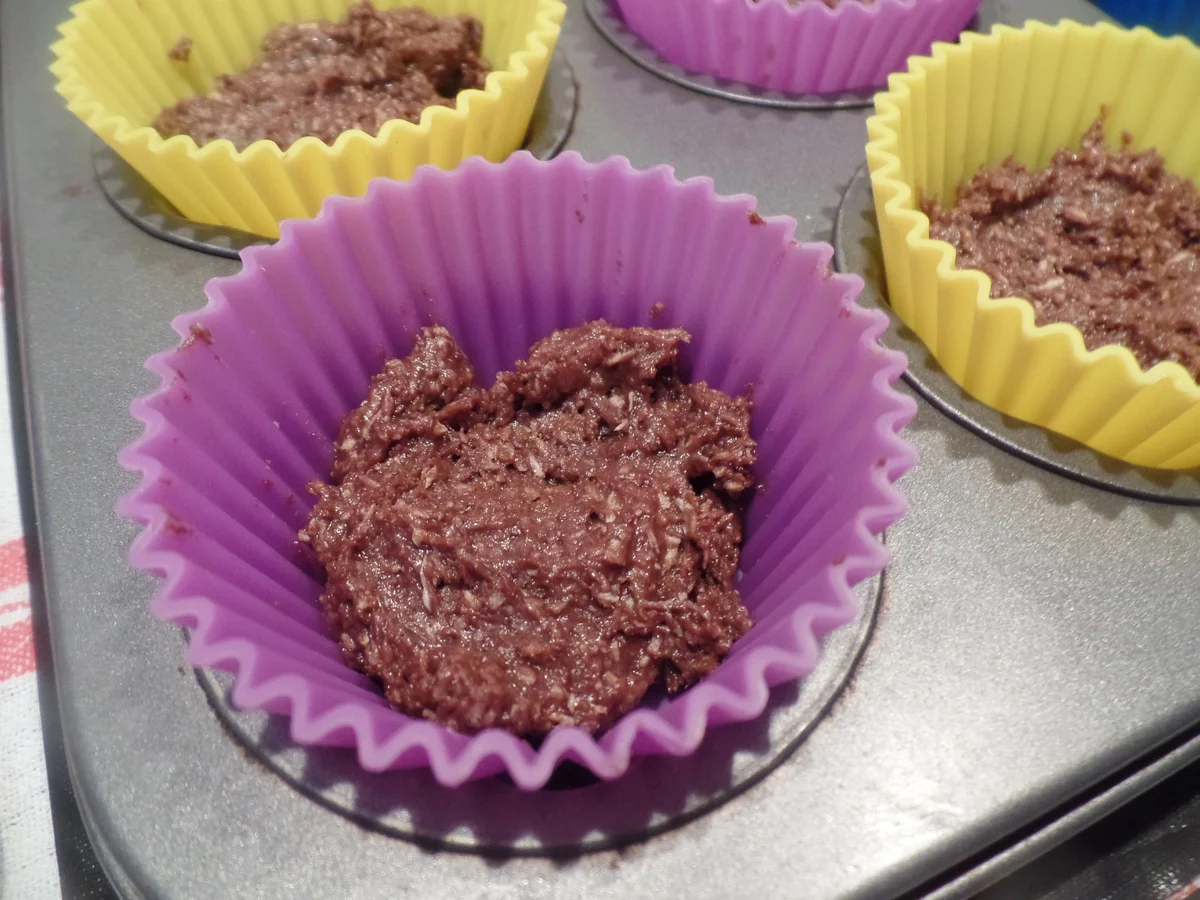 Schoko-Kokos-Muffins mit Nutella-Kern - Rezept - Bild Nr. 12383