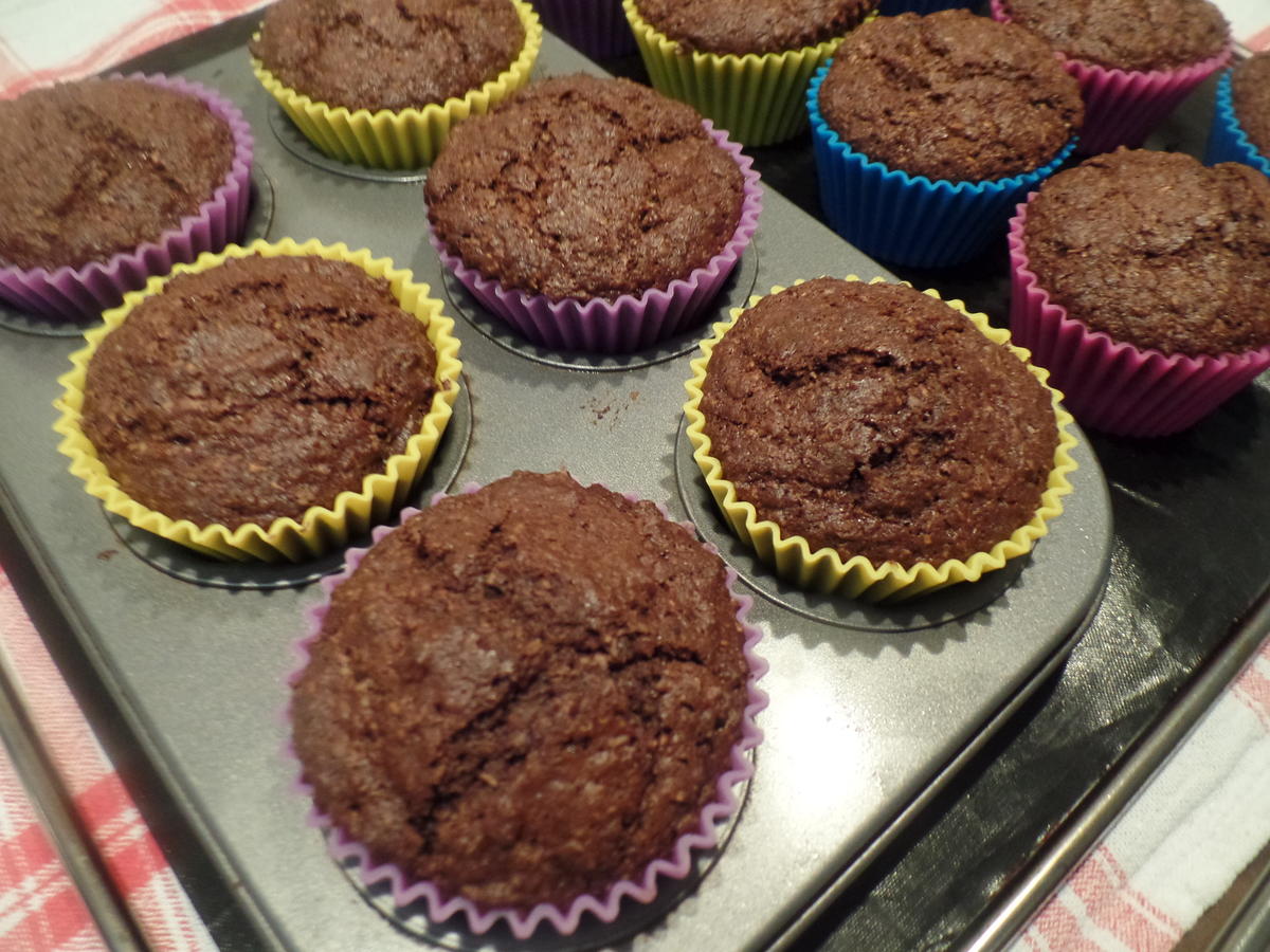 Schoko-Kokos-Muffins mit Nutella-Kern - Rezept - Bild Nr. 12386