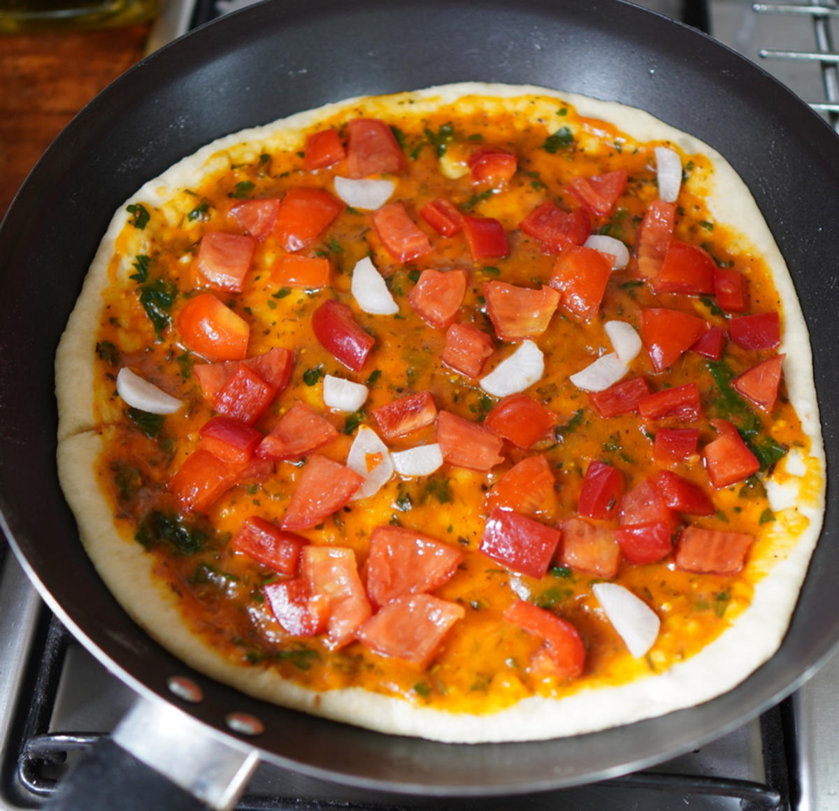 Vegane Gyros Pizza "Fethiye" als Vorspeise - Rezept - Bild Nr. 12390