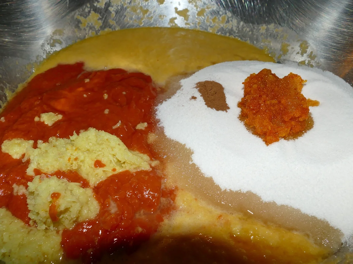 Rezept: Orangen-Hagebutten-Konfitüre mit Ingwer Bild Nr. 8 Orangen-Hagebutten-Konfitüre mit Ingwer - Rezept - Bild Nr. 8