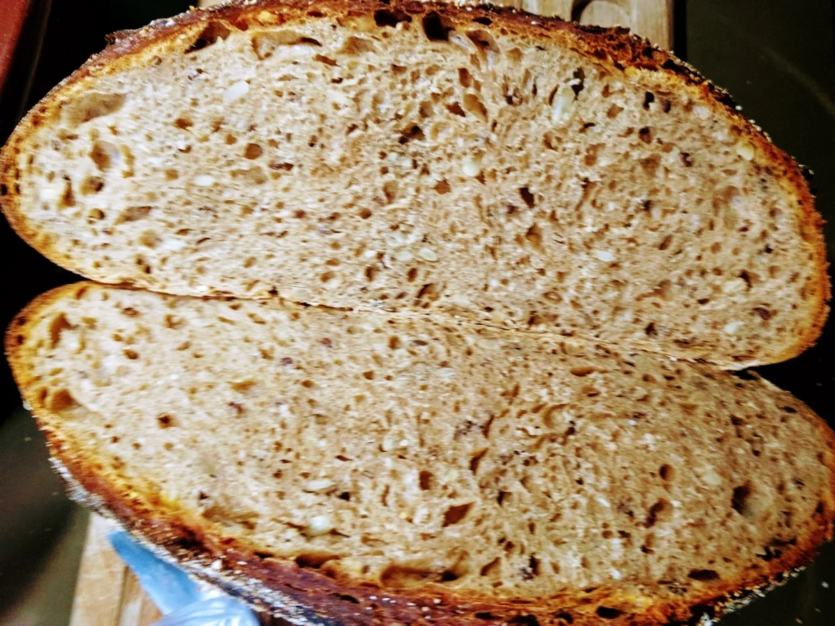 Dreikornbrot mit wilder Hefe - Rezept - Bild Nr. 9