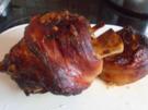 Knusprig gebackene Schweinshaxen mit Krautsalat und Sahnemeerrettich - Rezept - Bild Nr. 2