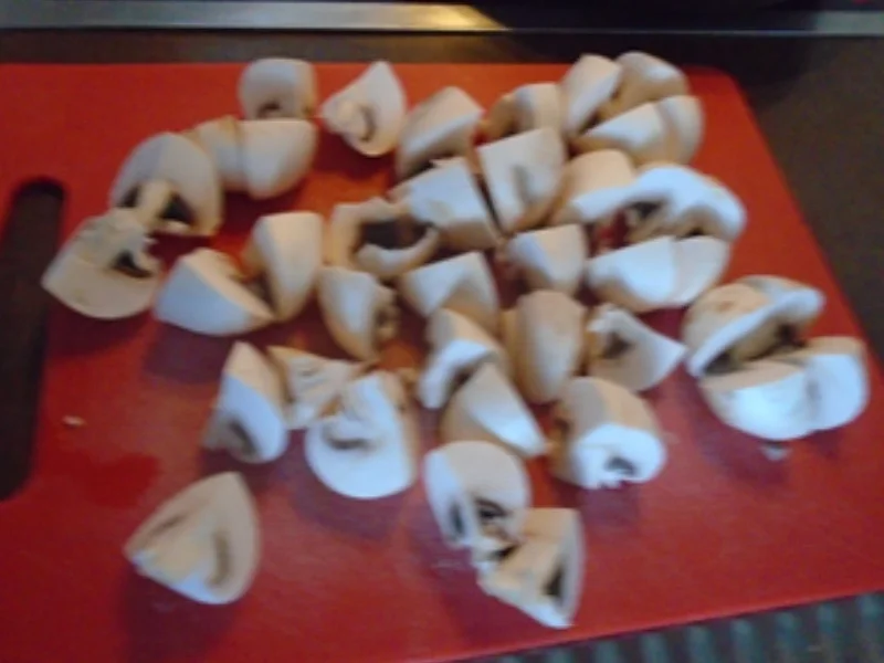 Schnitzelchen mit Champignons in Currysauce und Möhren-Sellerie-Kartoffel-Stampf - Rezept - Bild Nr. 8