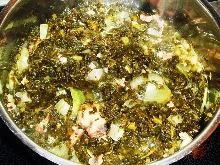 Rezept: Grünkohl mit Debrecziner Bild Nr. 4 Grünkohl mit Debrecziner - Rezept - Bild Nr. 4