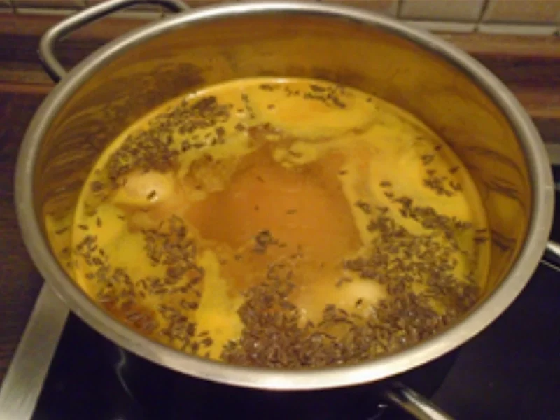 Rezept: Schweinshaxen-Sülze mit herzhaften Bratkartoffeln Bild Nr. 7 Schweinshaxen-Sülze mit herzhaften Bratkartoffeln - Rezept - Bild Nr. 7