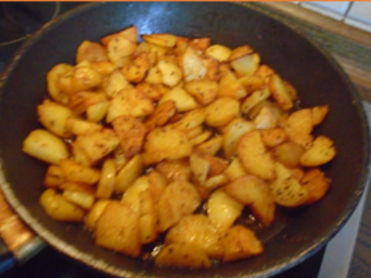 Schweinshaxen-Sülze mit herzhaften Bratkartoffeln - Rezept - Bild Nr. 15