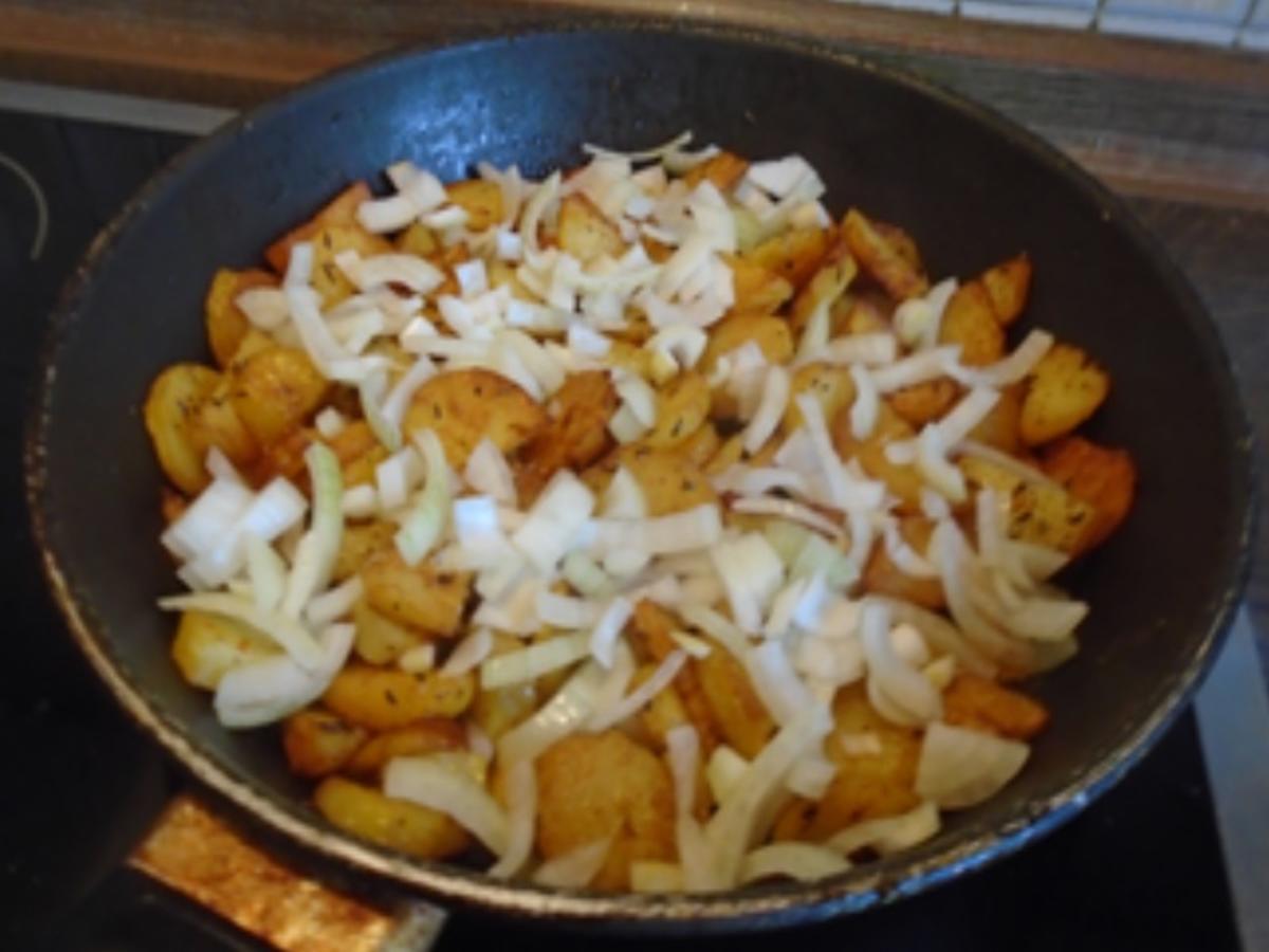 Schweinshaxen-Sülze mit herzhaften Bratkartoffeln - Rezept - Bild Nr. 17