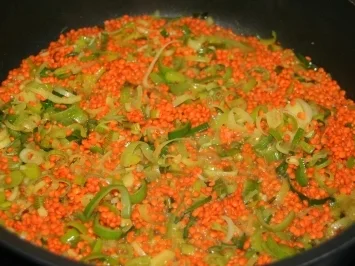 Dal von roten Linsen - Rezept