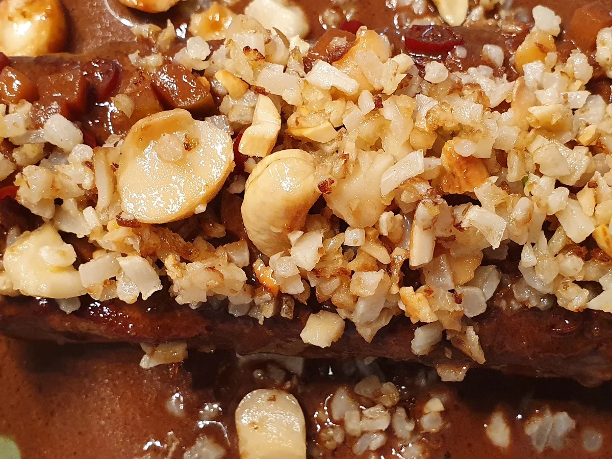 Lammlachs; Blumenkohlcouscous; Sosse = Kochbar Challenge 01.0 (Januar 2021) - Rezept - Bild Nr. 23