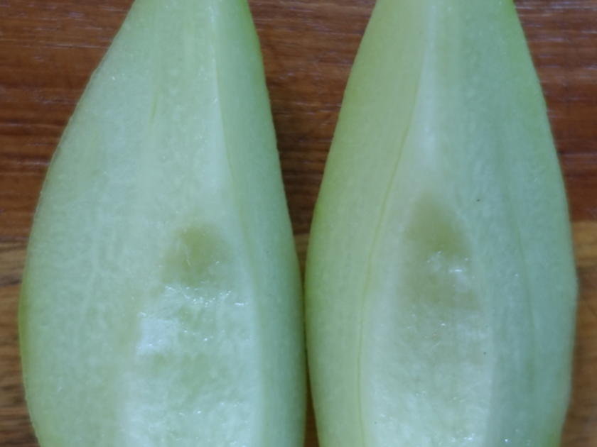 Chayotestücke mit Mango in süß-saurer Sauce - Rezept - kochbar.de