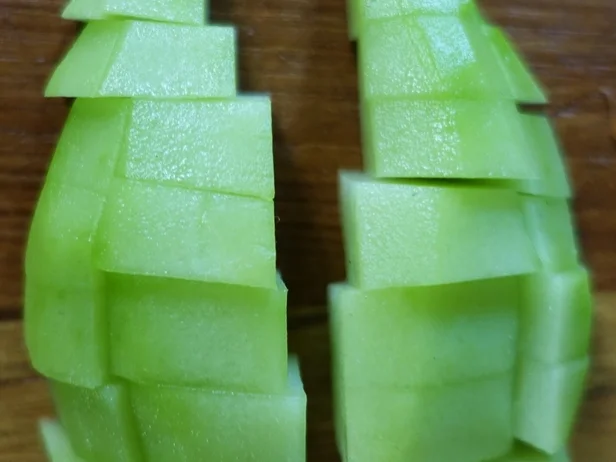 Chayotestücke mit Mango in süß-saurer Sauce - Rezept - Bild Nr. 7