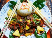 Rindfleisch mit grünen Bohnen in Shrimpsauce - Rezept - Bild Nr. 2