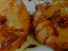 Apfelringe in Backteig mit Vanilleeis - Rezept
