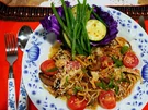Bunte Linguine mit Zucchini und Prinzessbohnen - Rezept - Bild Nr. 2