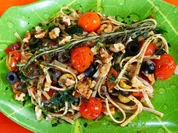 Bunte Linguine à la Francesca - Pasta e pomadori alla Francesca - Rezept - Bild Nr. 2