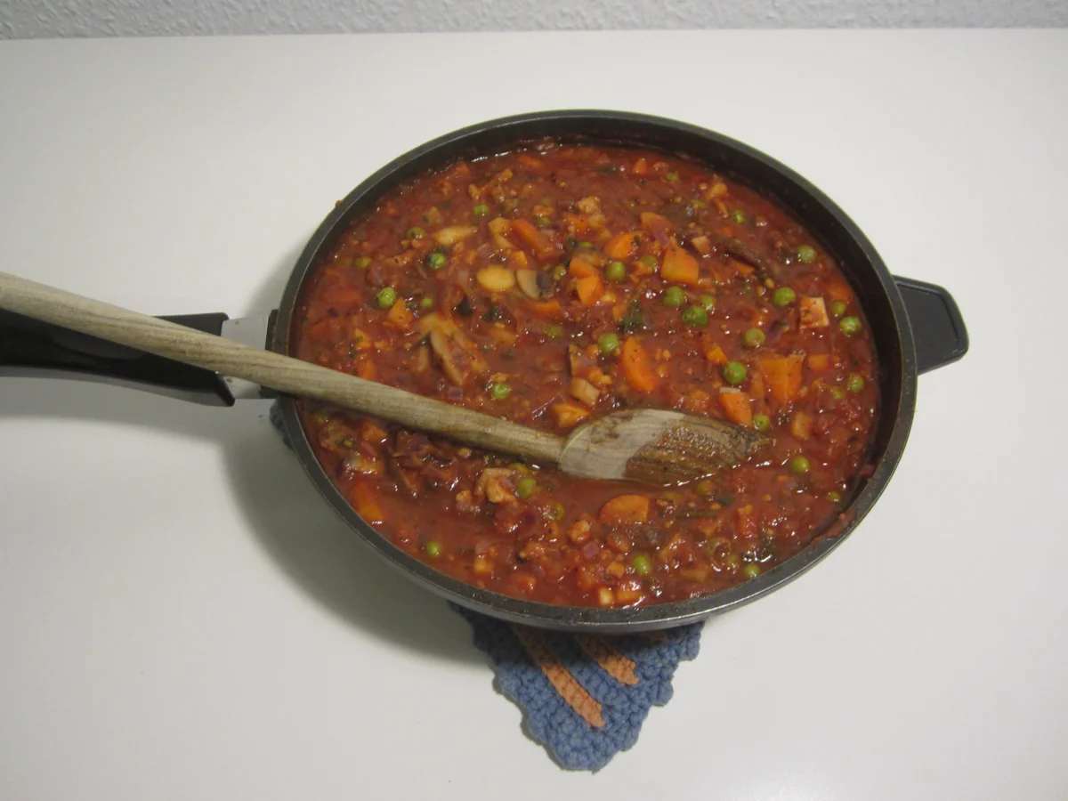 Rezept: Spaghetti Veganese mit Feldsalat Bild Nr. 4 Spaghetti Veganese mit Feldsalat - Rezept - Bild Nr. 4