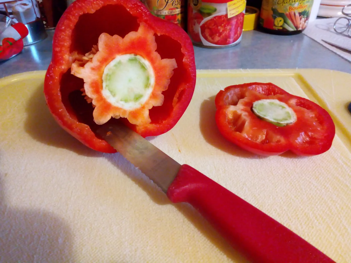 Rezept: Gefüllte Paprika mit Hackfleisch und Naturreis>>>>> Kochbar Challenge 01.0 (Januar 2021) Bild Nr. 12635 Gefüllte Paprika mit Hackfleisch und Naturreis>>>>> Kochbar Challenge 01.0 (Januar 2021) - Rezept - Bild Nr. 12635