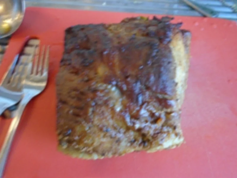 Schweinenackenbraten mit Sauce, Weißkraut auf böhmische Art und Seidenknödel - Rezept - Bild Nr. 14